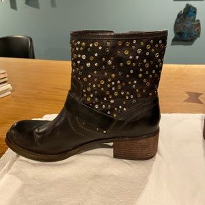 Frye studded ankle boot